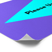 「サイドエントランスを使ってね。カスタマイズ。 ポスター (角)