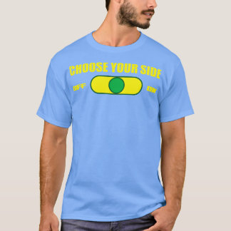 サイドオンオフスイッチを選択 Tシャツ