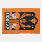 サイドカーカクテルアールデコ キッチンタオル (横)