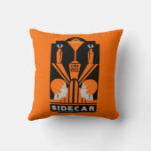 サイドカーカクテルアールデコ クッション (裏面)