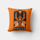 サイドカーカクテルアールデコ クッション (正面)