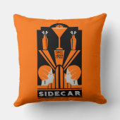 サイドカーカクテルアールデコ クッション (裏面)
