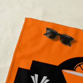 サイドカーカクテルアールデコ ビーチタオル (インサイチュ)