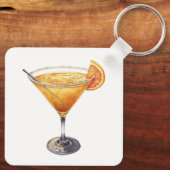 サイドカーカクテルドリンク キーホルダー (裏面)