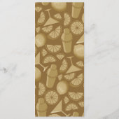 サイドカーカクテルレシピ招待状 (裏面)