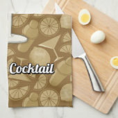 サイドカーカクテル キッチンタオル (四つ折り)
