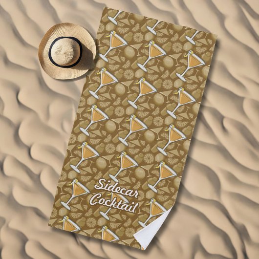 サイドカーカクテル ビーチタオル