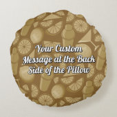 サイドカーカクテル ラウンドクッション (裏面)