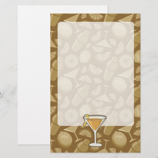 サイドカーカクテル 便箋 (正面/裏面)
