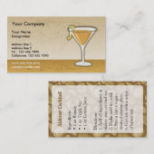 サイドカーカクテル 名刺 (正面/裏面)