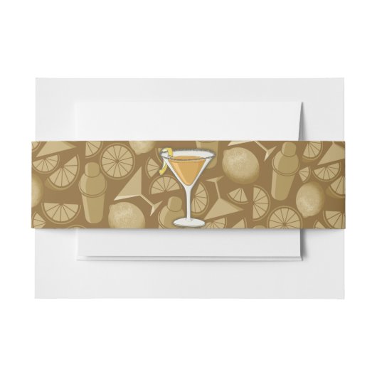 サイドカーカクテル 招待状ベリーバンド (正面例)