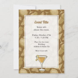 サイドカーカクテル 招待状