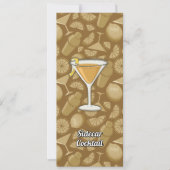 サイドカーカクテル 招待状 (正面)