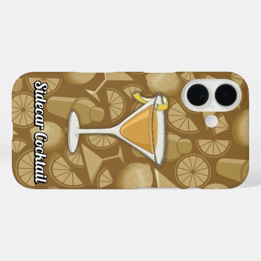 サイドカーカクテル Case-Mate iPhoneケース (裏面 (横))