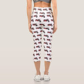 サイドカーバイカートゥーンイラストレーション カプリレギンス (裏面)