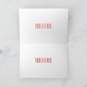 サイドカーバイカートゥーンイラストレーション カード (内部)