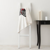 サイドカーバイカートゥーンイラストレーション シェルパブランケット (インサイチュ)