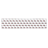 サイドカーバイカートゥーンイラストレーション ショートテーブルランナー (横)