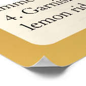 サイドカーレシピ ポスター (角)