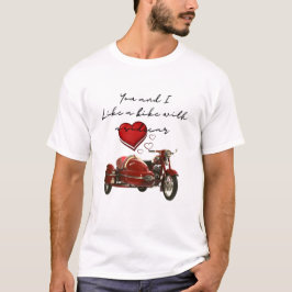 サイドカー付きの自転車のように Tシャツ