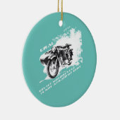 サイドカー付きウラルバイクは汚れを恐れていない セラミックオーナメント (右)