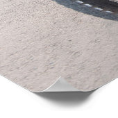 サイドカー付きグリーン750B-2バイク ポスター (角)