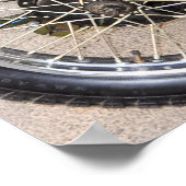 サイドカー付き750B-2自動二輪車 ポスター (角)