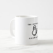 サイドクエスト ゲーミング ミーム コーヒーマグカップ (正面左)