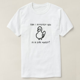 サイドクエスト ゲーミング ミーム Tシャツ