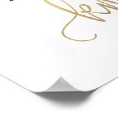 サイドサインではないシートを結婚選ぶ – カスタムサイズ ポスター (角)