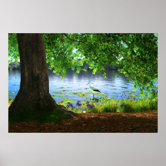 サイドザスティルウォータープリント ポスター (正面)