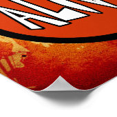 サイドショーアート – 男性のシェタニ食べ物 – ゴリラ ポスター (角)