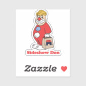 サイドショードン – --アンチトランプデザイン- – 政治的 – シール (シート)