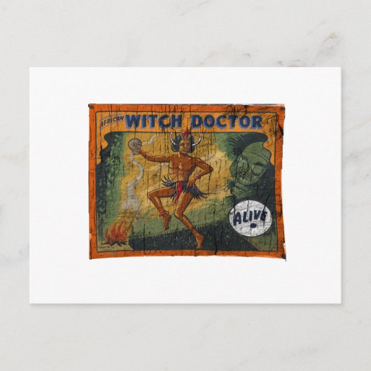 サイドショーバナーウィッチドクター ポストカード (正面)