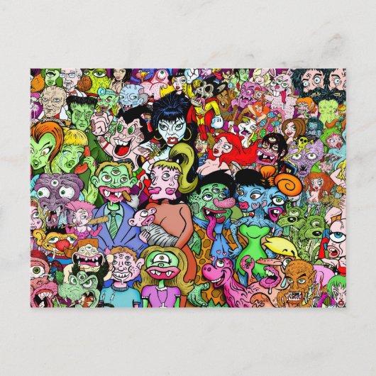 サイドショーフリークスポストカード ポストカード (正面)