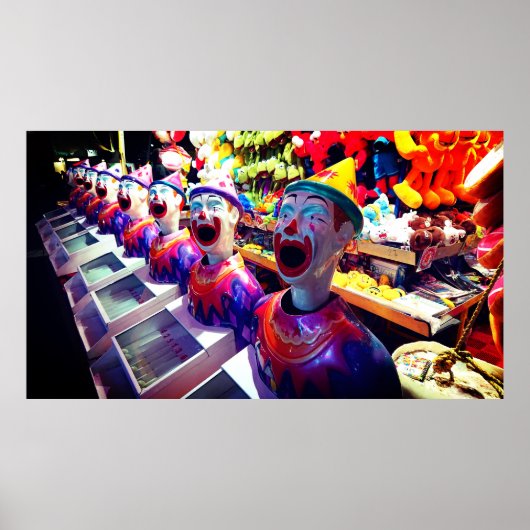 サイドショー路地の笑いピエロ ポスター (正面)