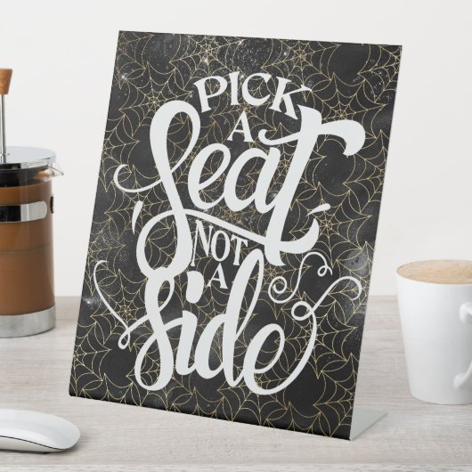 サイドスパイダーウェブではないシートを選結婚択 台座サイン (インサイチュ)