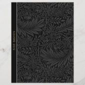 サイドディッシュ |レシピ分割器 |ヴィンテージブラックフローラ (裏面)