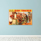 サイドトラック – コミカル�Caf Scene Theater キャンバスプリント (インサイチュ (ウッドフロア))