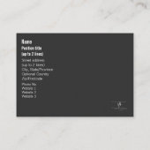 サイドハッスルvs.グラインド踊りネオンブルー文字 名刺 (裏面)