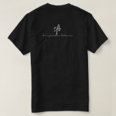 サイドハッスルvs.トウェキングネオンピンク文字ユニ。 tシャツ (デザイン裏面)