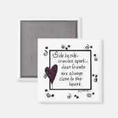 サイドバイサイドフレンズ白黒文字 マグネット (正面/裏面)