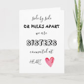 サイドバイサイド花嫁プロポーザル折り畳みカード カード (正面)