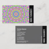 サイドバンド – カラフル万華鏡のように千変万化するパターン010 名刺 (正面/裏面)