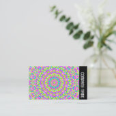 サイドバンド – カラフル万華鏡のように千変万化するパターン010 名刺 (スタンド正面)