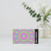 サイドバンド – カラフル万華鏡のように千変万化するパターン01 名刺 (スタンド正面)