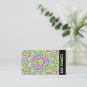 サイドバンド – カラフル万華鏡のように千変万化するパターン02 名刺 (スタンド正面)