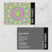 サイドバンド – カラフル万華鏡のように千変万化するパターン02 名刺 (正面/裏面)
