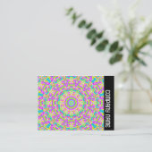 サイドバンド – カラフル万華鏡のように千変万化するパターン03 名刺 (スタンド正面)