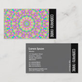 サイドバンド – カラフル万華鏡のように千変万化するパターン03 名刺 (正面/裏面)